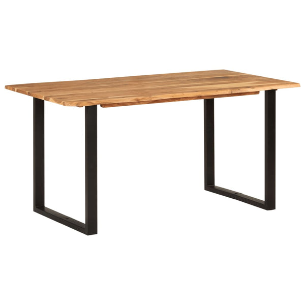 Dining Table 154X80x76 Cm Solid Acacia Wood Dining Tables