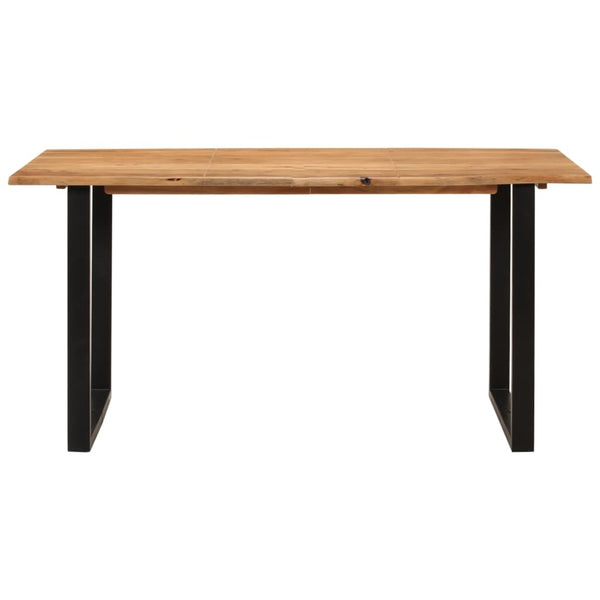 Dining Table 154X80x76 Cm Solid Acacia Wood Dining Tables