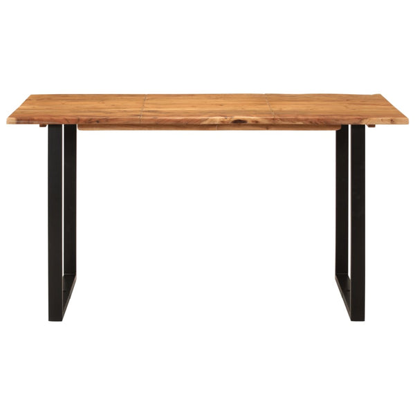 Dining Table 140X70x76 Cm Solid Acacia Wood Dining Tables