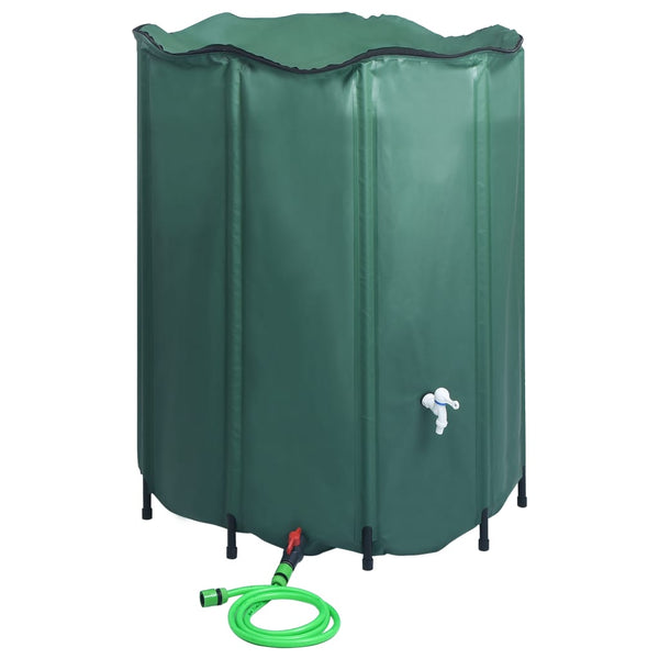 Vidaxl Collapsible Rain Water Tank With Spigot 1000 L Water Pumps & Pressure Tanks