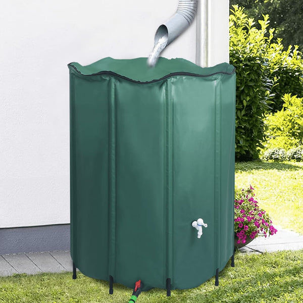 Vidaxl Collapsible Rain Water Tank With Spigot 1000 L Water Pumps & Pressure Tanks