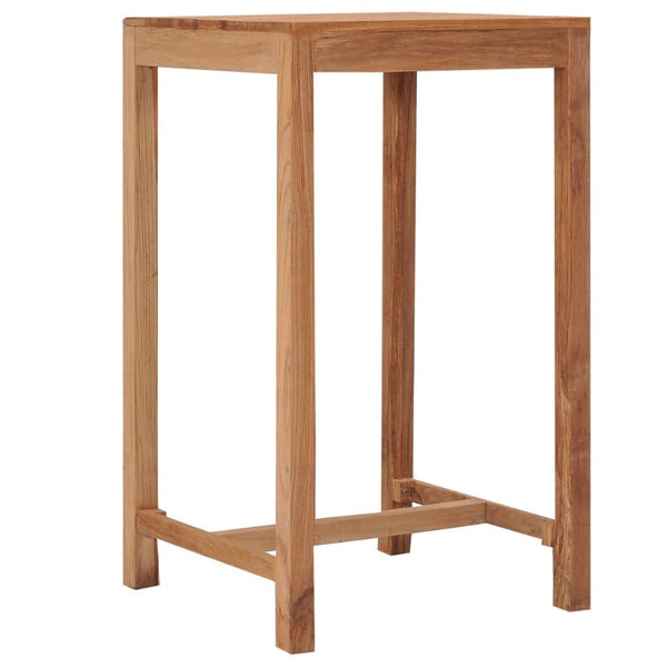 Garden Bar Table 60X60x105 Cm Solid Teak Wood