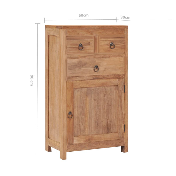 Vidaxl Sideboard 50X30x90 Cm Solid Teak Wood Sideboards & Buffets