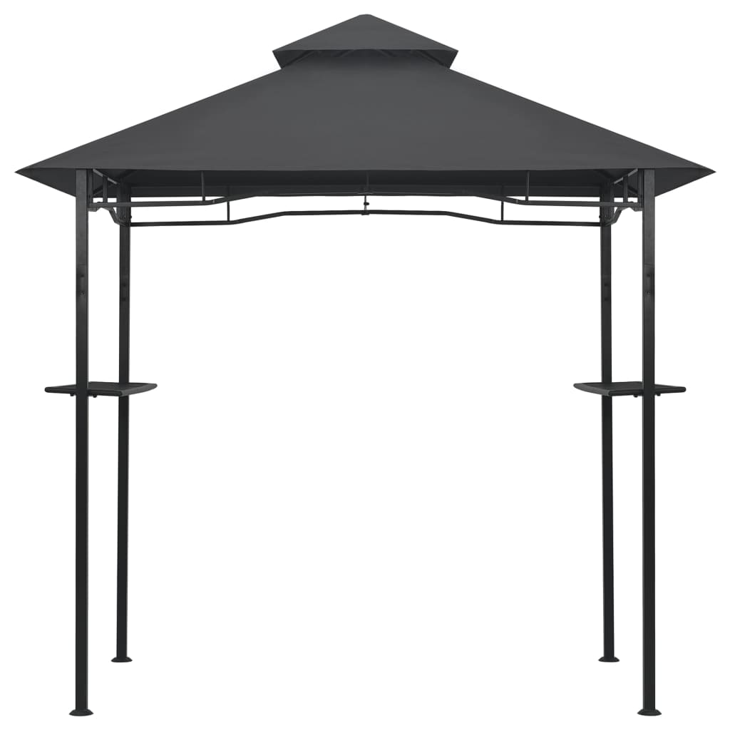 Vidaxl Bbq Gazebo 240X150x255 Cm Anthracite Steel Gazebos & Pergolas