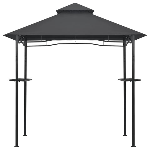 Vidaxl Bbq Gazebo 240X150x255 Cm Anthracite Steel Gazebos & Pergolas