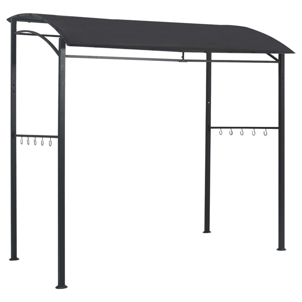 Bbq Gazebo 215X150x220 Cm Anthracite Steel Gazebos & Pergolas