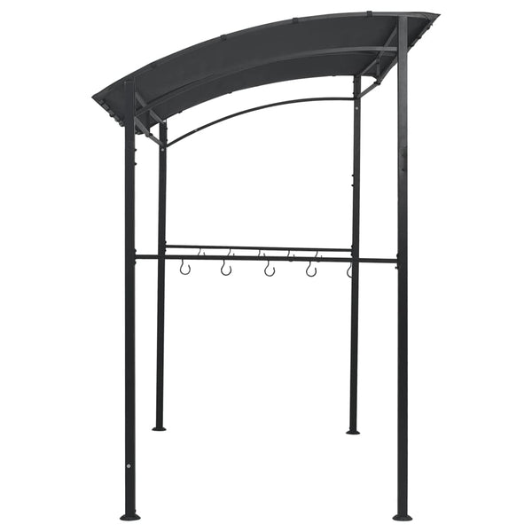 Bbq Gazebo 215X150x220 Cm Anthracite Steel Gazebos & Pergolas