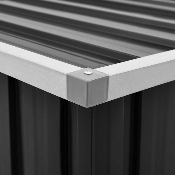 Vidaxl Garden Storage Box Anthracite 109X67x65 Cm Storage Boxes