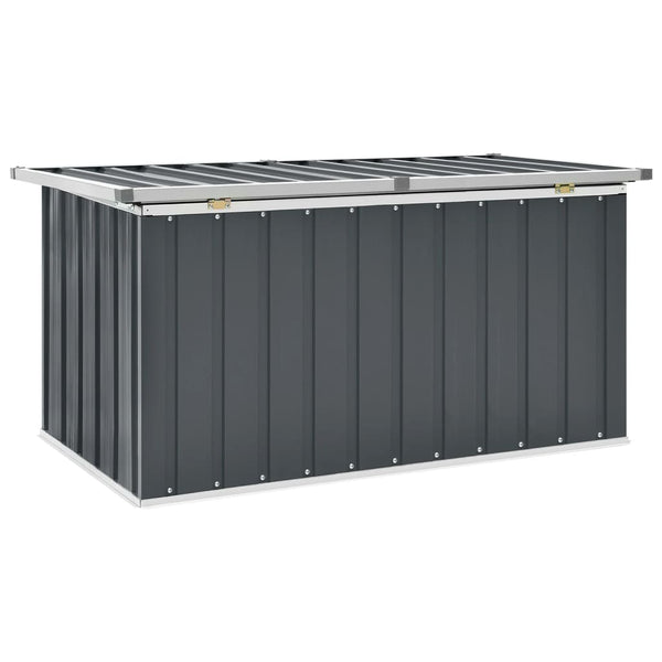 Garden Storage Box Grey 129X67x65 Cm