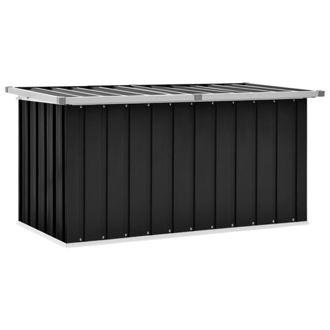 Garden Storage Box Anthracite 129X67x65 Cm Storage Deck Boxes