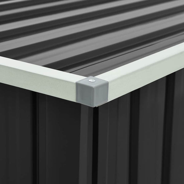 Vidaxl Garden Storage Box Anthracite 171X99x93 Cm Storage Deck Boxes