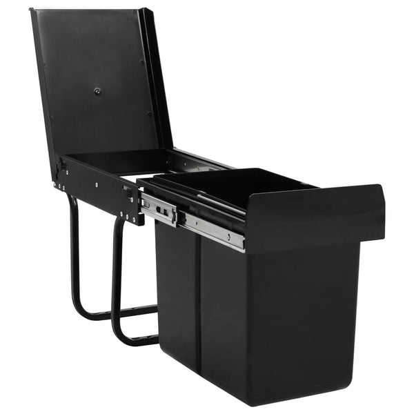 Kitchen Cupboard Pull Out Dustbin Soft Close 20 L Rubbish Bins