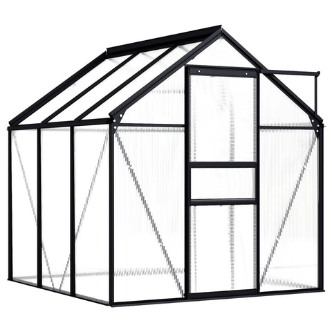 Vidaxl Greenhouse Anthracite Aluminium 3.61 M Greenhouses