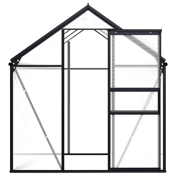 Vidaxl Greenhouse Anthracite Aluminium 3.61 M Greenhouses