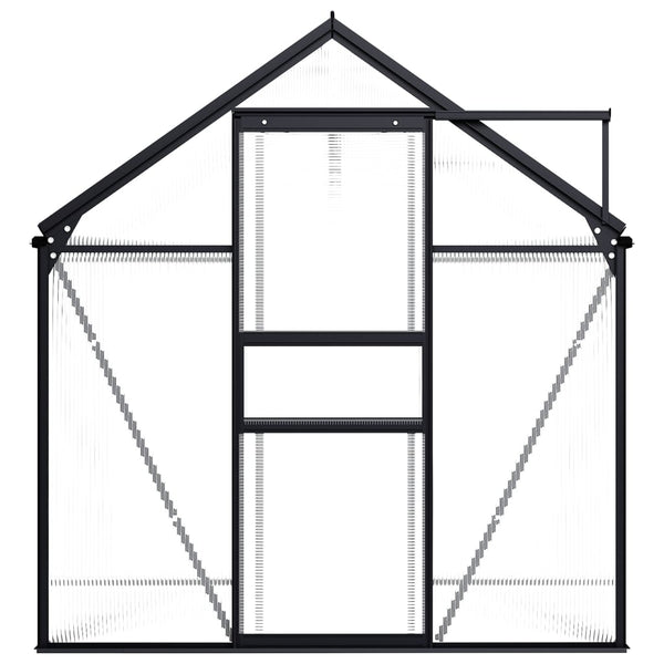 Vidaxl Greenhouse Anthracite Aluminium 3.61 M Greenhouses