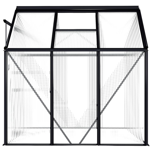 Vidaxl Greenhouse Anthracite Aluminium 3.61 M Greenhouses