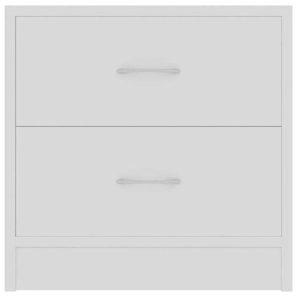 Vidaxl Bedside Cabinets 2 Pcs White 40X30x40 Cm Engineered Wood Bedside Tables
