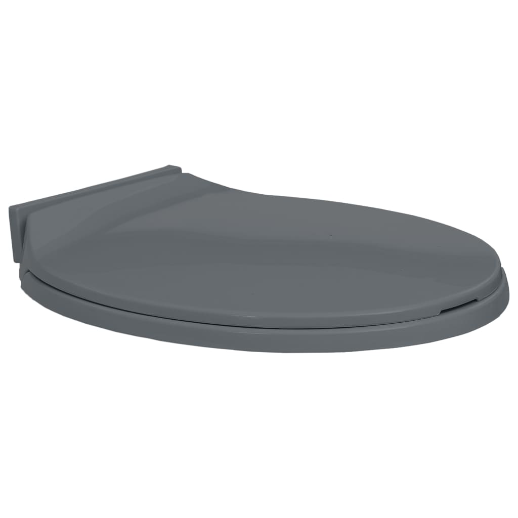 Soft Close Toilet Seat Grey Oval Toilet Seats
