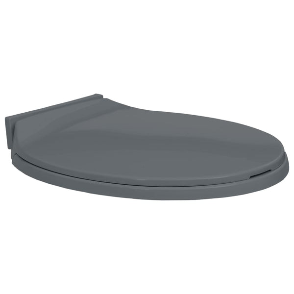Soft Close Toilet Seat Grey Oval Toilet Seats