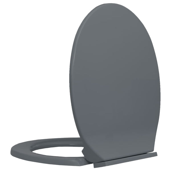 Soft Close Toilet Seat Grey Oval Toilet Seats