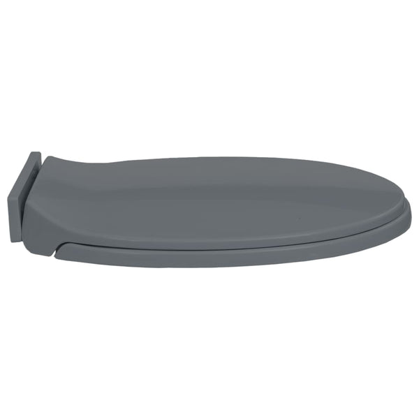 Soft Close Toilet Seat Grey Oval Toilet Seats