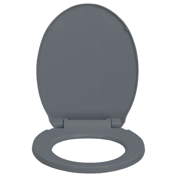 Soft Close Toilet Seat Grey Oval Toilet Seats