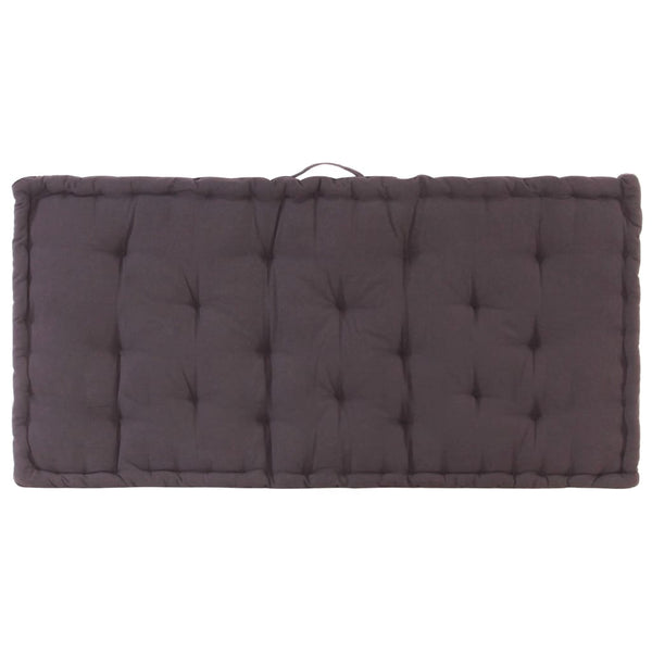 Cushions & Decorative Pillows Pallet Floor Cushion Cotton 120X80x10 Cm Anthracite