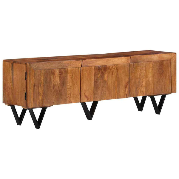 Vidaxl Tv Cabinet 140X30x46 Cm Solid Wood Mango Tv Stands & Entertainment Units