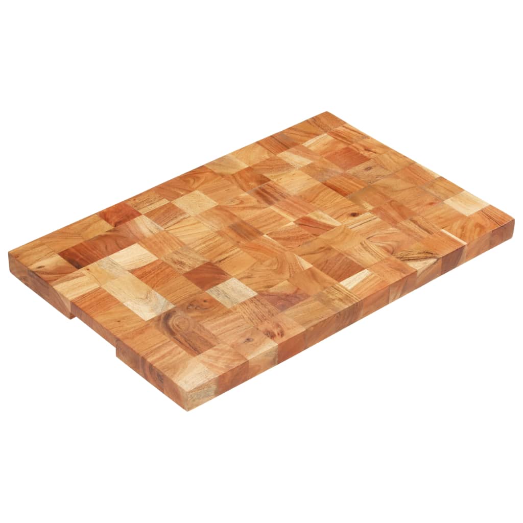 Chopping Board 60X40x3.8 Cm Solid Acacia Wood Cutting Boards