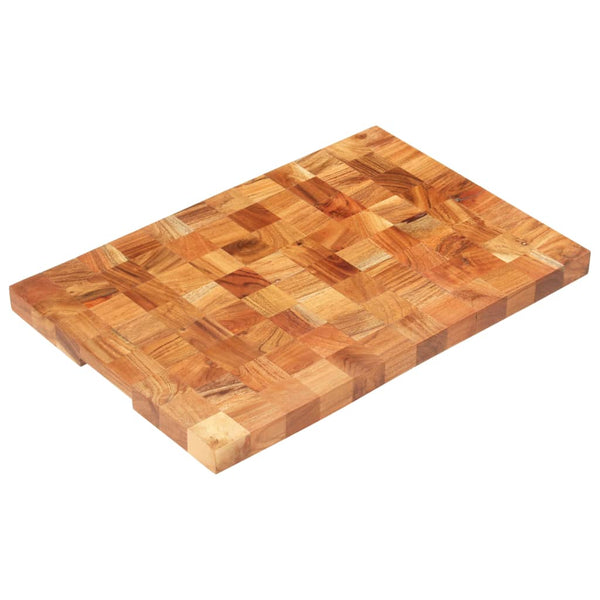 Chopping Board 60X40x3.8 Cm Solid Acacia Wood Cutting Boards