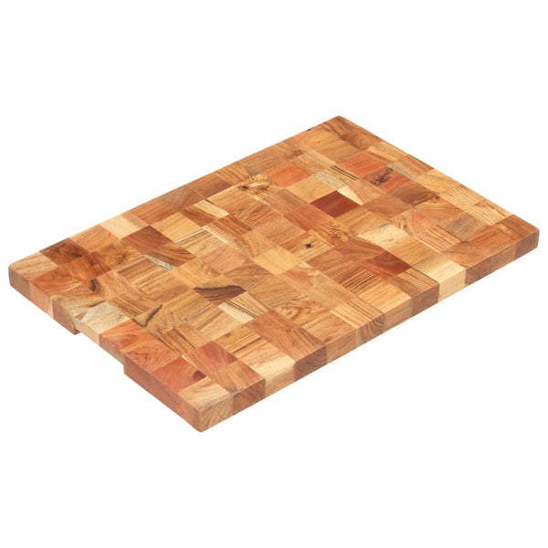 Chopping Board 60X40x3.8 Cm Solid Acacia Wood Cutting Boards