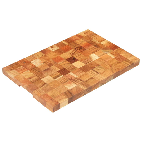 Chopping Board 60X40x3.8 Cm Solid Acacia Wood Cutting Boards