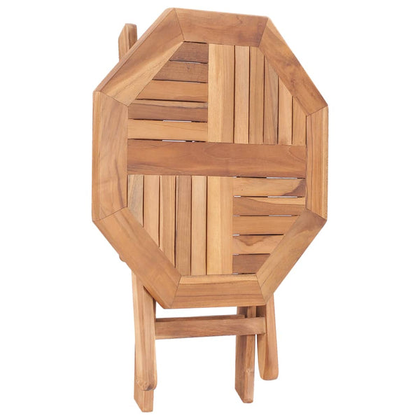 Folding Garden Table 45X45x45 Cm Solid Teak Wood
