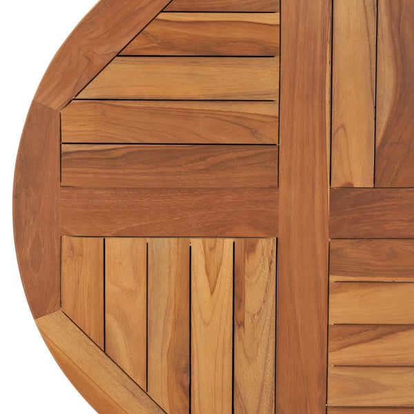 Vidaxl Table Top Solid Teak Wood Round 2.5 Cm 70 Tabletop & Shelf Décor