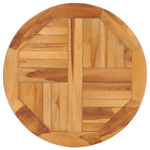Rotating Table Disk Solid Teak Wood Tables