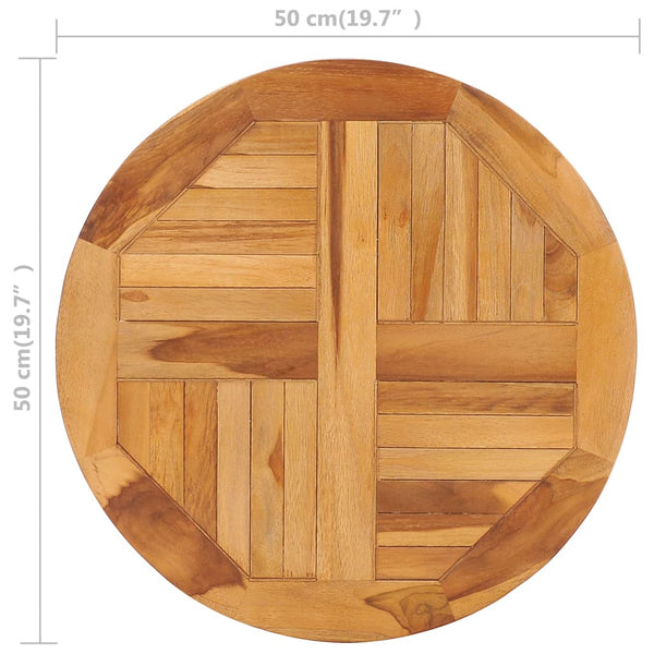 Tables Rotating Table Disk Solid Teak Wood