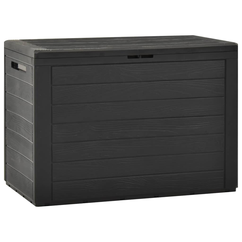 Garden Storage Box Anthracite 78X44x55 Cm Storage Deck Boxes