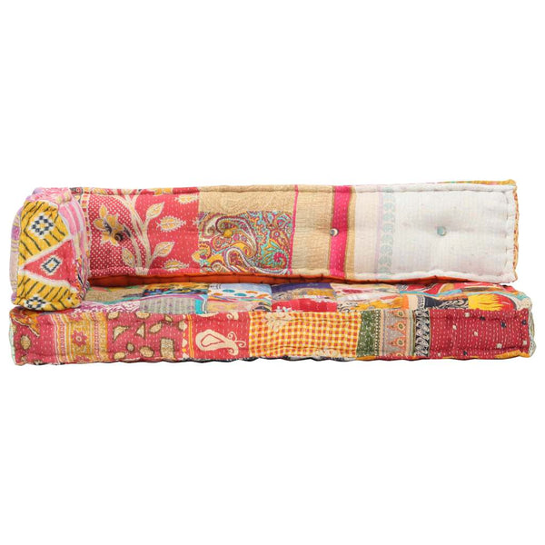 Vidaxl Pallet Sofa Cushion Multicolour Fabric Patchwork Cushions & Decorative Pillows