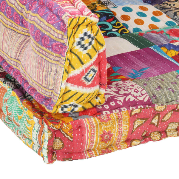 Vidaxl Pallet Sofa Cushion Multicolour Fabric Patchwork Cushions & Decorative Pillows