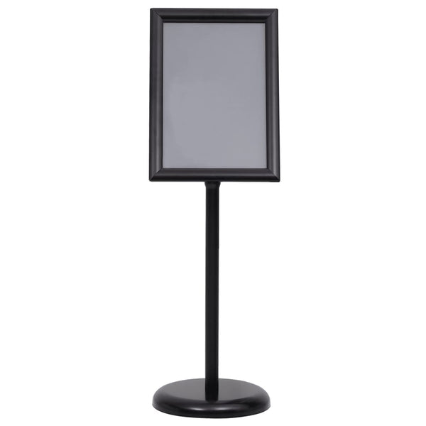 Restaurant Signs A3 Pedestal Poster Stand Black Aluminium Alloy