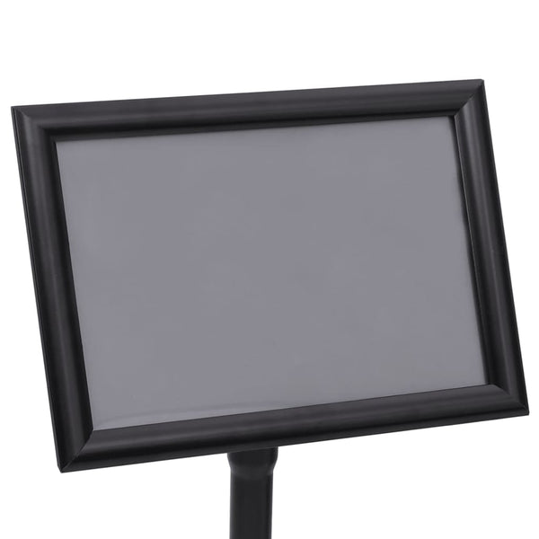 Restaurant Signs A3 Pedestal Poster Stand Black Aluminium Alloy