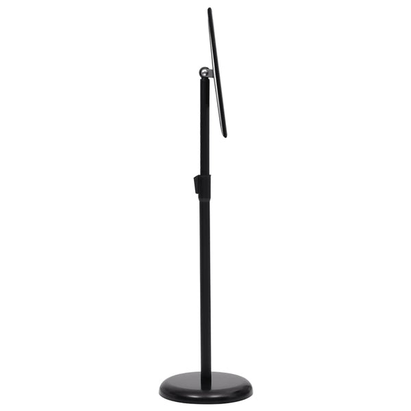 A4 Pedestal Poster Stand Black Aluminium Alloy Display Stands