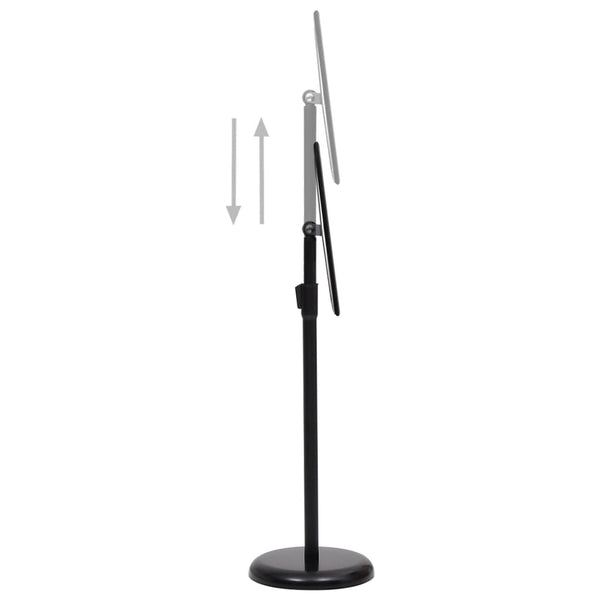 Vidaxl A4 Pedestal Poster Stand Black Aluminium Alloy Restaurant Signs