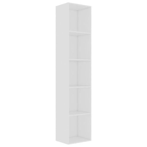 Vidaxl Book Cabinet White 40X30x189 Cm Engineered Wood