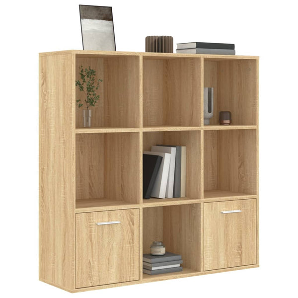Book Cabinet Sonoma Oak 98X30x98 Cm Engineered Wood Bookshelves