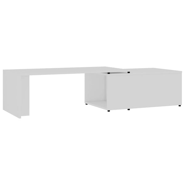 Coffee Table White 150X50x35 Cm Engineered Wood Coffee Tables