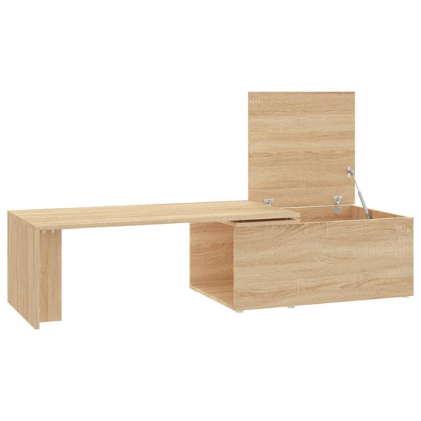 Coffee Table Sonoma Oak 150X50x35 Cm Engineered Wood Coffee Tables
