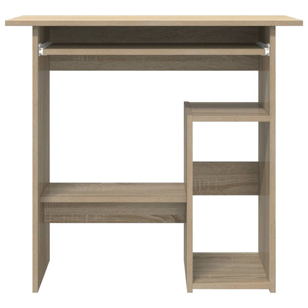 Vidaxl Desk Sonoma Oak 80X45x74 Cm Engineered Wood Home Office Desks