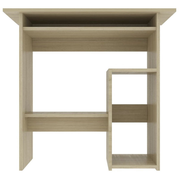 Vidaxl Desk Sonoma Oak 80X45x74 Cm Engineered Wood Home Office Desks