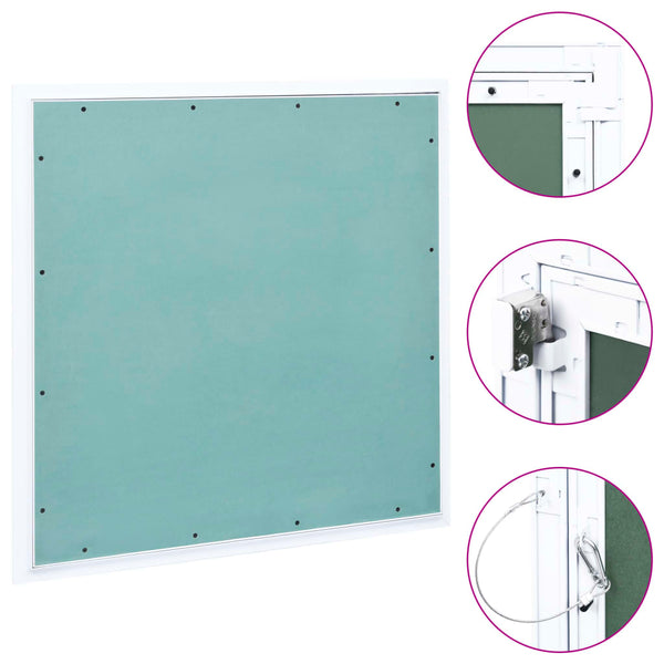 Vidaxl Access Panel With Aluminium Frame And Plasterboard 600X600 Mm Other Building Materials